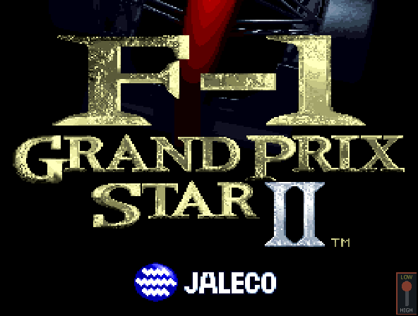 F-1 Grand Prix Star II Title Screen